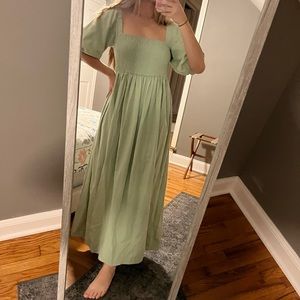 Sleeve maxi dress from nasty gal